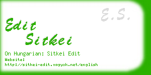 edit sitkei business card